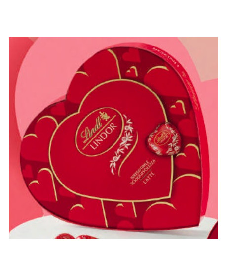 Online sale Heart Shaped Box Lindt Lindor chocolates Valentine gift. Shop packs Lindt February 14