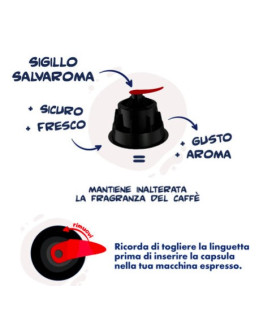 Caffè Borbone - 15 Capsules BLU Blend - Compatible with "Nescafè", "Dolce Gusto" machines