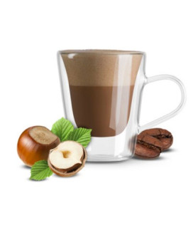 Caffè Borbone - 16 Capsule - NOCCIOLINO - Compatibili con macchine a marchio Lavazza  "A Modo Mio"