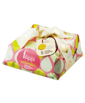 Vendita online, prezzo Colombe Filippi Limone e Cioccolato Bianco Domori. Acquistare colomba di Pasqua Pasticceria Filippi