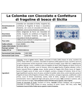 FIASCONARO - DOLCE & GABBANA - COLOMBA MANDORLE DI SICILIA - 750g