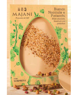 Vendita online uova di Pasqua Majani di cioccolato bianco con amarene. Shop on line Uovo di Pasqua con amarene