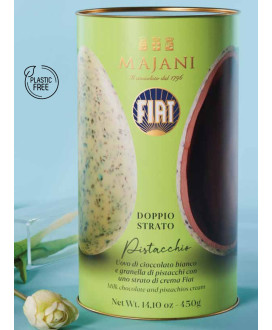 Buy on line italian Easter eggs with surprise. Shop on line easter egg Majani Fiat cremino, milk, dark chocolate made in Italy.