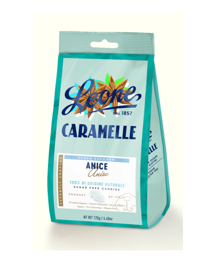 Pastiglie Leone - Caramelle all'Anice Senza Zucchero - 100g