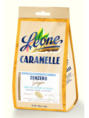 Pastiglie Leone - Caramelle Zenzero Senza Zucchero - 100g