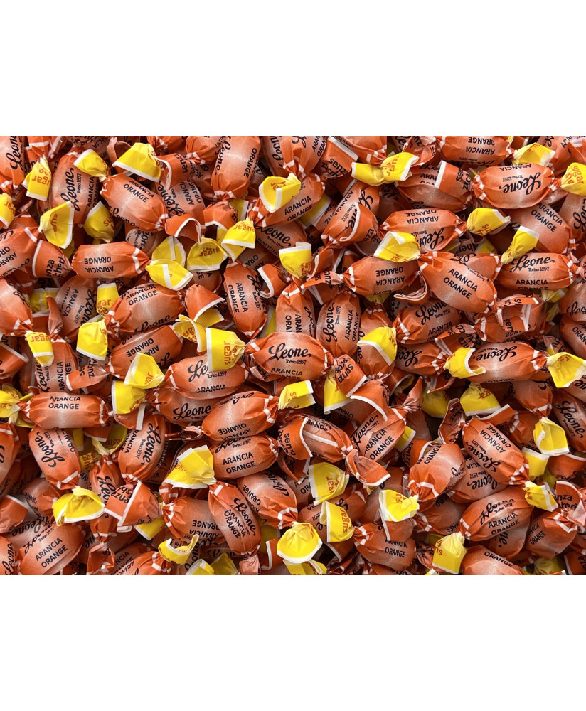 Pastiglie Leone - Sugar Free Orange Candies - 125g