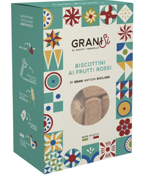 Tumminello - Grani Si - Biscottini ai frutti rossi - 210g