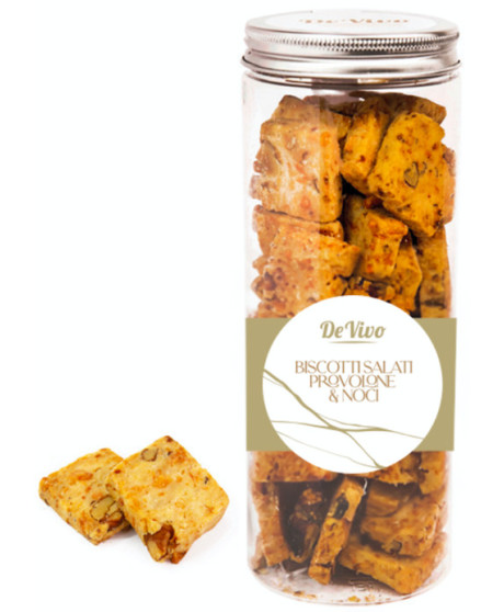 De Vivo - Biscotti Salati - Provolone e Noci - 200g