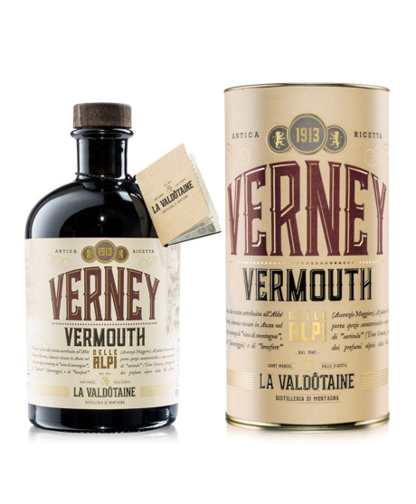 Shop online italian Verney Vermouth delle Alpi La Valdotaine, liquor from Alps. Online shop liquor made in Italy, Best price.