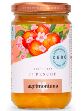 Agrimontana - Pesche - Zero Zuccheri Aggiunti - 290g