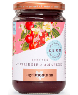 Agrimontana - Ciliegie e Amarene - Zero Zuccheri Aggiunti - 290g