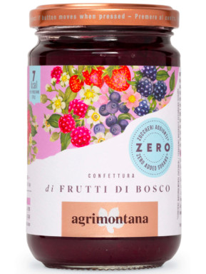 Agrimontana - Frutti di Bosco - Zero Zuccheri Aggiunti - 290g