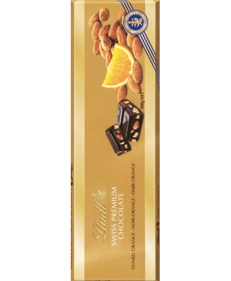 Lindt - Maxitavoletta - Fondente e Mandorle - 300g