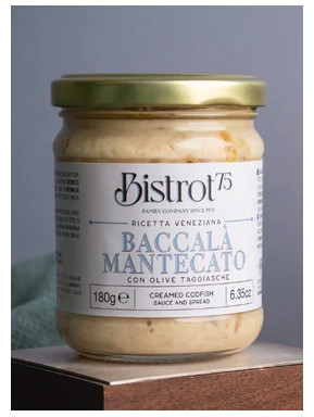 TartufLanghe - Baccalà mantecato con olive taggiasche - 180g