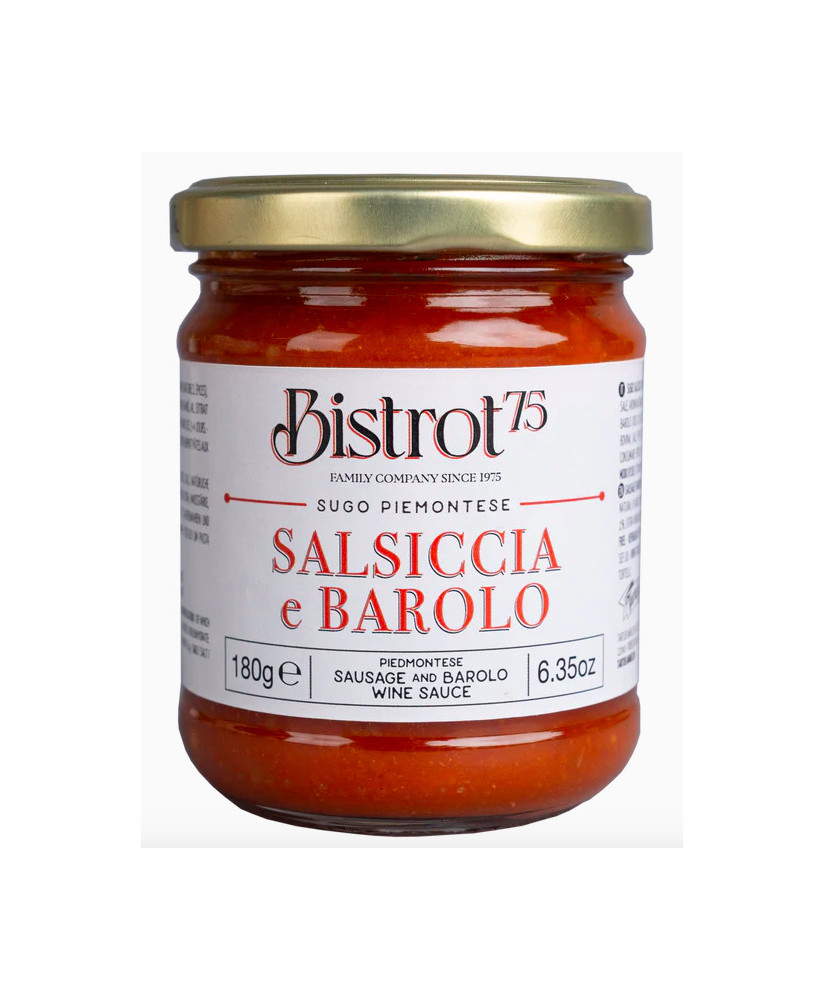 TartufLanghe - Sugo alla Salsiccia e Vino Barolo - 180g