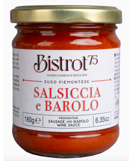 TartufLanghe - Sugo alla Salsiccia e Vino Barolo - 180g