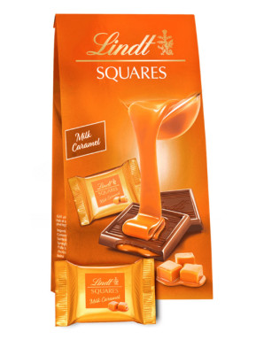 Lindt - Squares Milk and Caramel - 100g