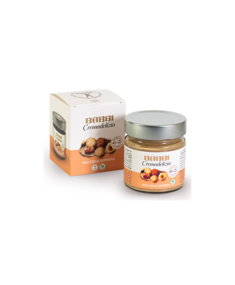 Babbi - Cremadelizia, Suprema - Italian hazelnut cream - Shop online best price spread creams