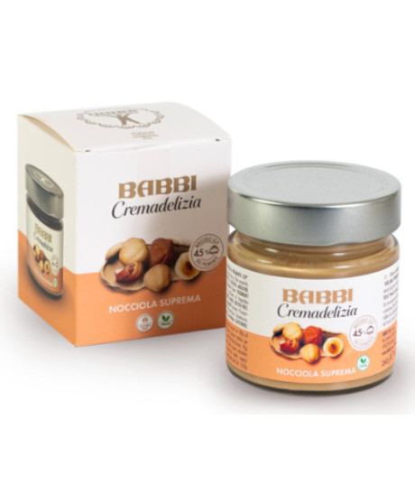 Babbi - Cremadelizia, crema di nocciole Suprema - Vendita online creme spalmabili Babbi miglior prezzo