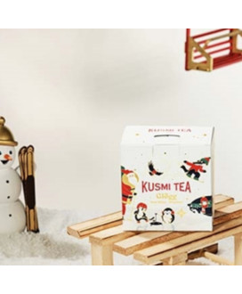 Kusmi Tea - Coffret cadeau 2 miniatures bio Tsarevna et Glögg - Noël 2024 - 45g