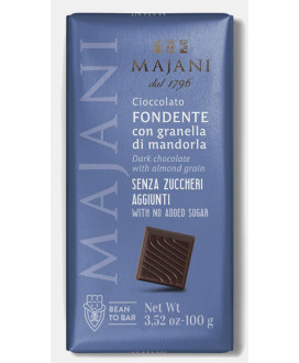 Majani - Tavoletta Fondente - Senza Zuccheri Aggiunti - 100g