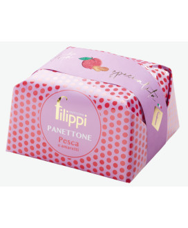 Filippi - Panettone Pesche e Amaretti - 1000g