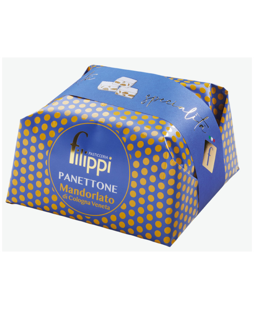 Filippi Panettone Glassato al Torrone Mandorlato