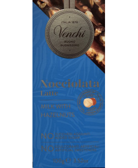 Venchi - Latte e Nocciole con il 70% in meno di zucchero - 100g