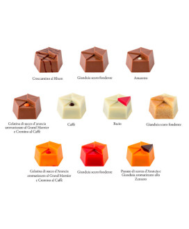 Giraudi - Pentagoni - 16 Praline - 160g