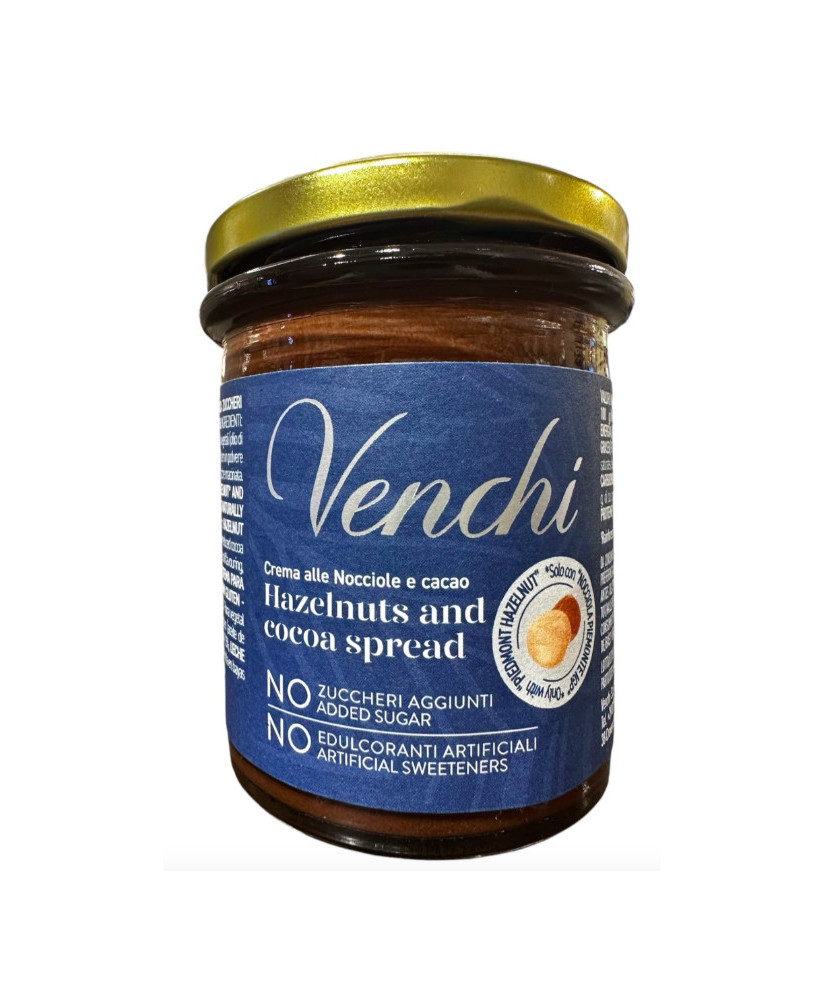 Venchi italian spreadable cream Chocolate sugar free Chocolight gianduja shop online price | corso101.com