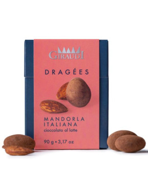 Giraudi - Dragees – Mandorle italiane ricoperte di cioccolato al latte - 90g