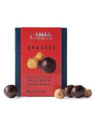 Giraudi - Dragees – Nocciole Tonde Gentili Trilobate ricoperte di cioccolato al latte - 90g