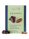 Giraudi - Dragees - Sicilian pistachios covered in dark chocolate - 90g