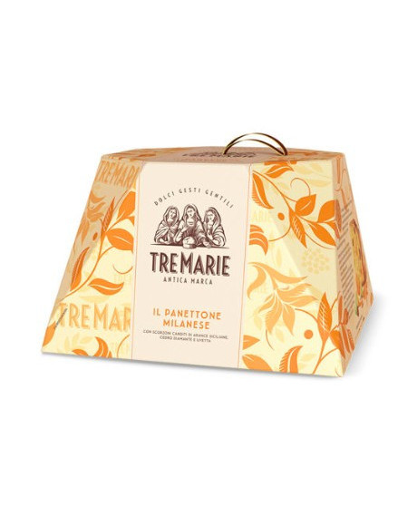 Vendita online panettoni Le Tre Marie di Milano edizione limitata "Alta Pasticceria Milanese". Shop on line panettone classico m