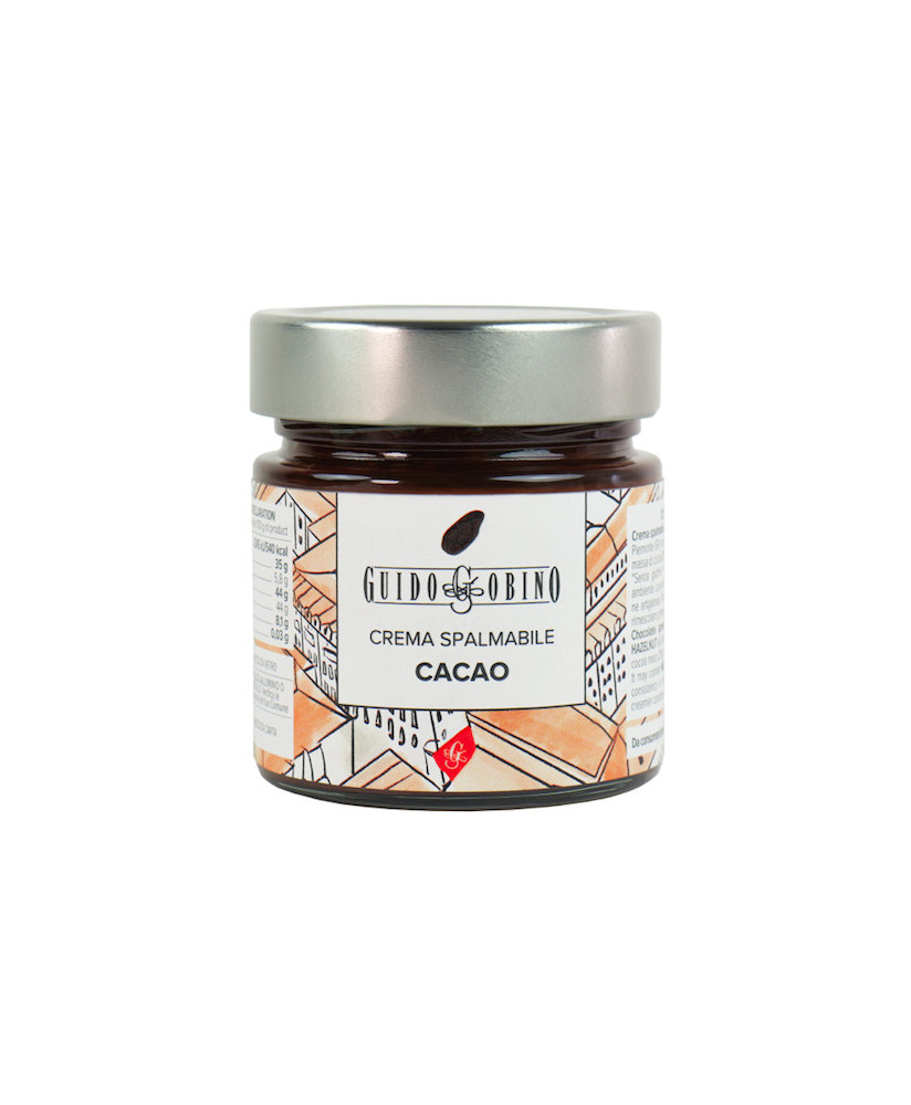 Vendita online Creme spalmabili di cioccolato fondente e al latte Guido Gobino. Shop on line Cioccolata Spalmabile artigianale G