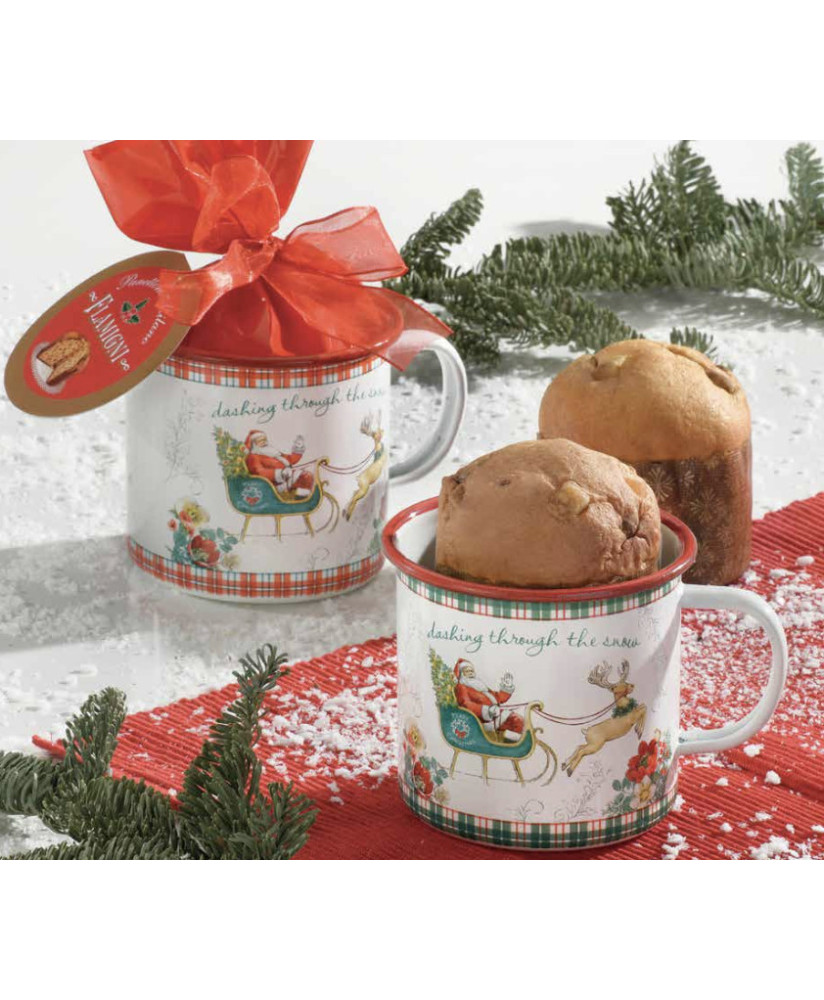 Vendita online panettone Flamigni classico Milano incartato a mano. Shop on-line panettoni artigianali, dolce da forno lievitato