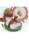 Flamigni - Panettone Milano Basso - Merry Christmas wooden tray - 750g