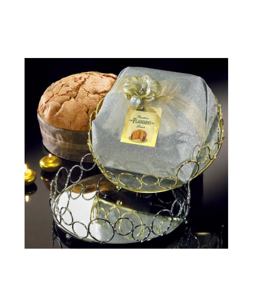 Online sales Flamigni classic panettone Milano hand-wrapped. Shop online homemade panettone, naturally leavened baked cake with 