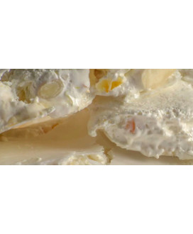 Buy online sales Italian Nougat handmade Flamigni soft Torrone with almond peel. Best price on-line quality products