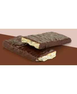 Buy online sales italian Nougat handmade Flamigni crumbly to hard peeled almonds covered in dark chocolate. Shop at best price 