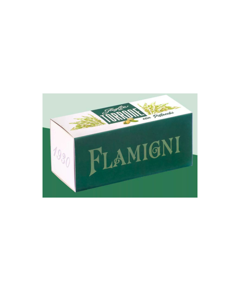 Flamigni - Torrone in Foglie ai Pistacchi - 200g