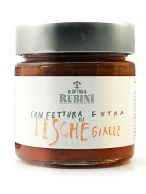 Dispensa Rubini - Confettura - Pesche Gialle - 240g