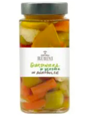 Dispensa Rubini - Giardiniera di Verdure in Agrodolce - 600g