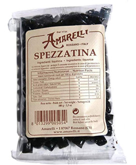 Vendita online caramelle di Liquirizia pura artigianale "Amarelli" Spezzatina - Rossano Calabro (Cosenza) dal 1731. Shop on line