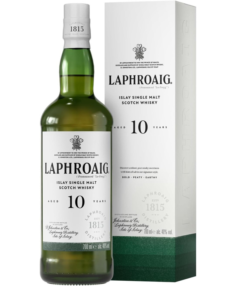 Laphroaig 10 anni - Vendita online scotch whisky scozzese - Miglior prezzo online whisky torbato delle Islay