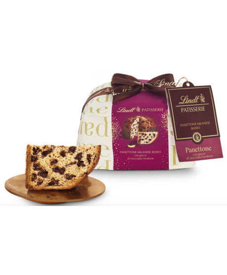 Panettoni Horvath, Lindt & Sprüngli. Vendita on line panettoni Horvath di Lindt tradizionale Milanese Basso con gocce di cioccol