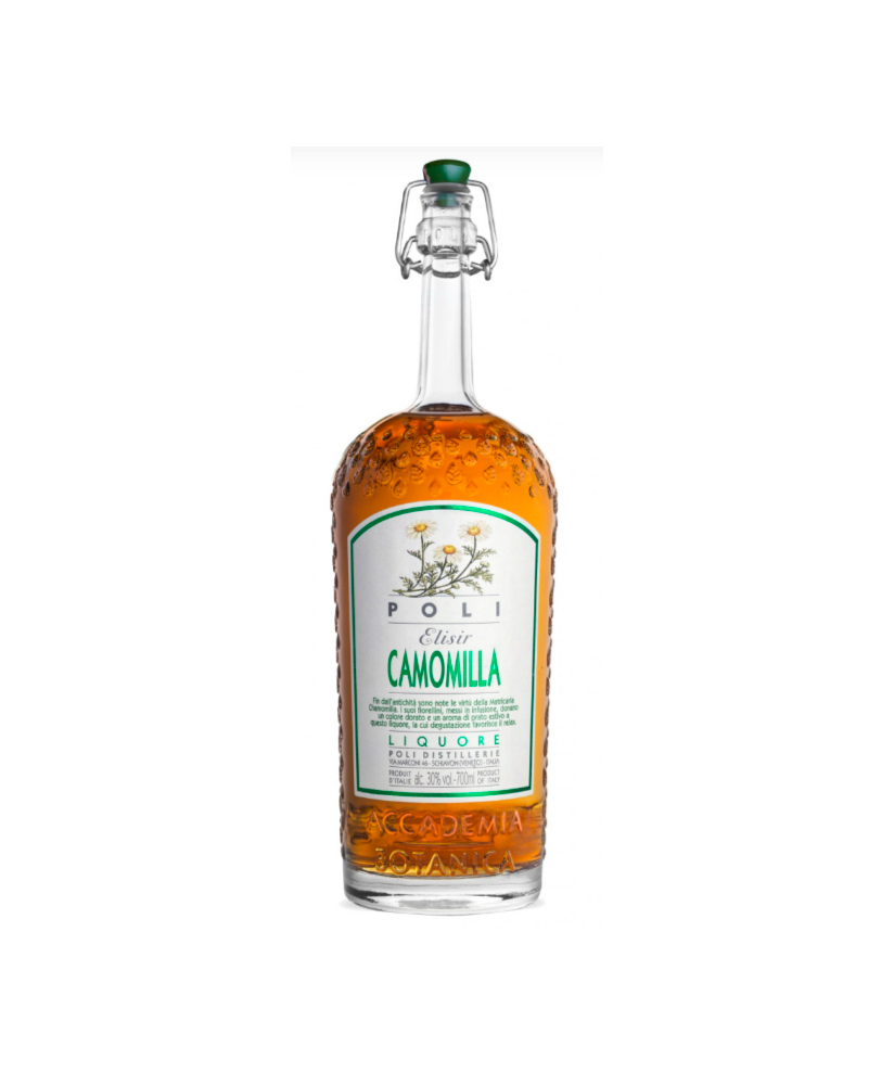 Vendita online Elisir di Camomilla di Jacopo Poli. Shop on line liquore a base di grappa e Camomilla