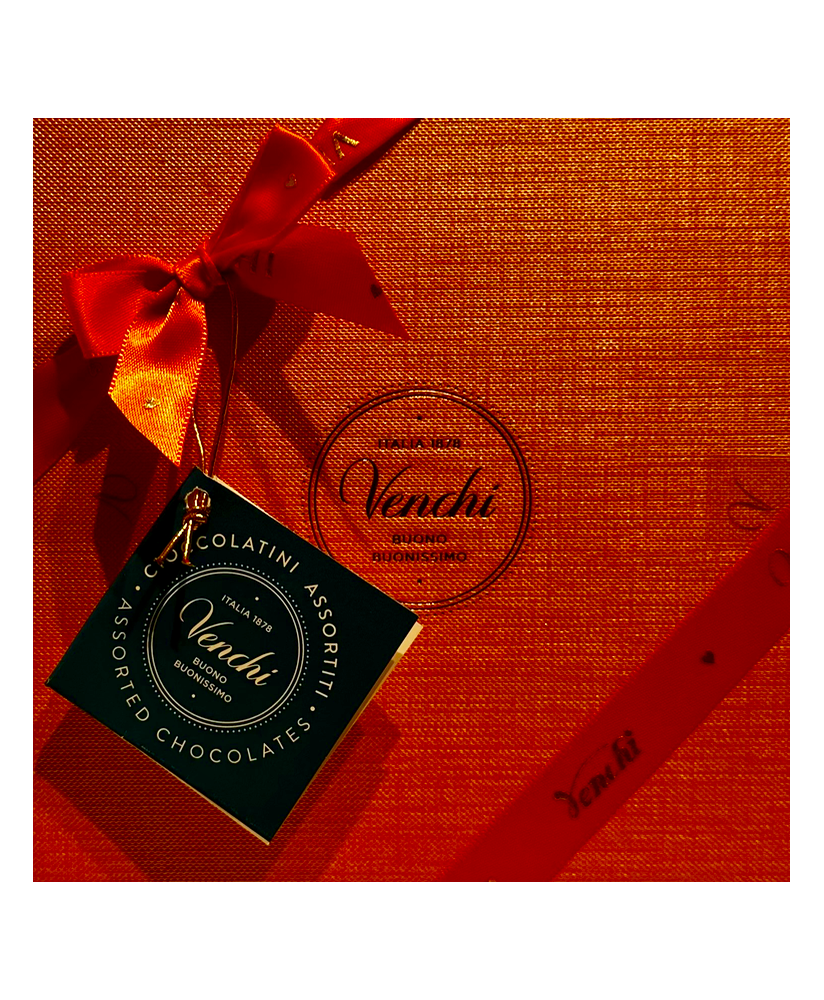 Venchi - Cioccolatini assortiti - Scatola Arancione Murrine - 127g