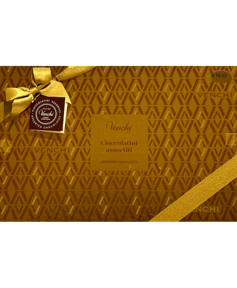 Venchi - Assorted Chocolates - Gold Gift Box - 230g