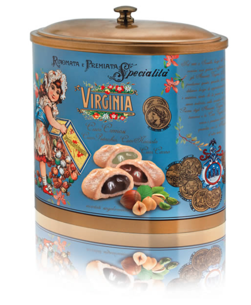 Virginia - Oval Tin - Cocoa, Hazelnut and Pistachio - 200g